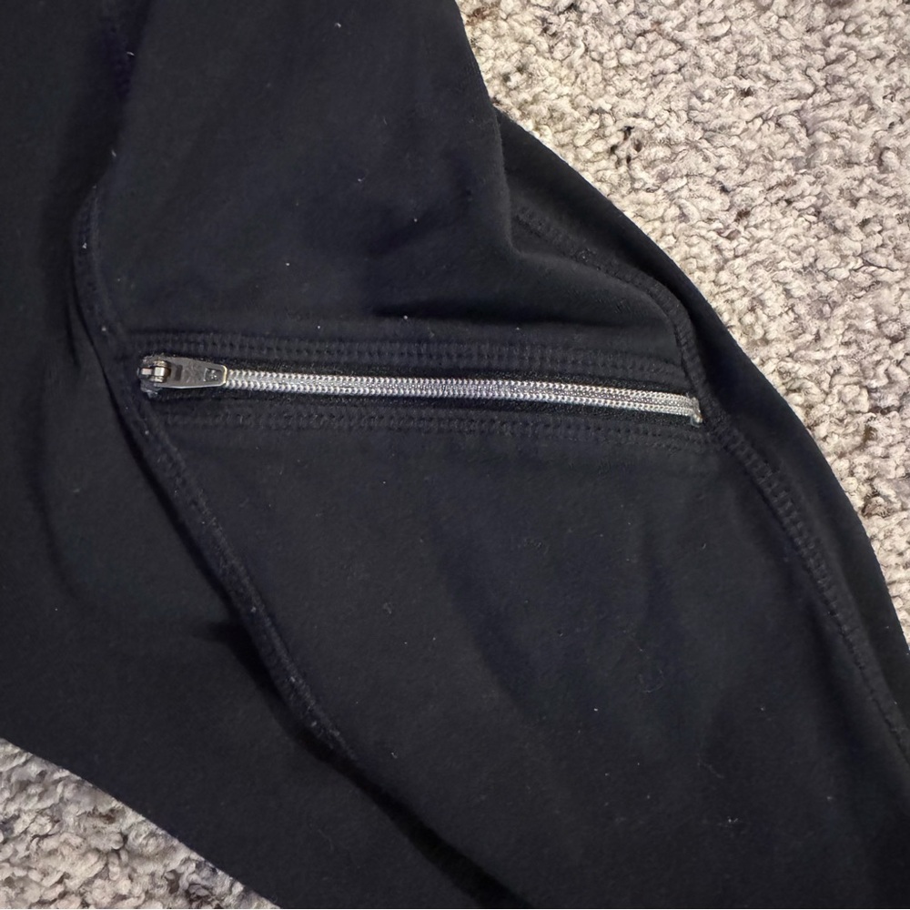 Athleta Zipper Pockets Black Leggings Size Small - Picture 4 of 7